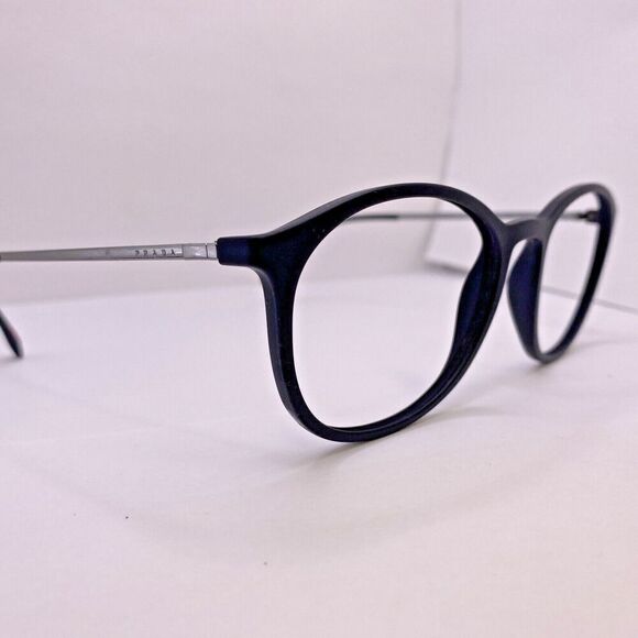 Prada Authentic Eyeglasses Frame VPS 04H DG0-1O1 53 [] 19 MM Rubber Matte Silver - Picture 6 of 12